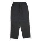 EXPRESSIONS Mens Cotton Blend Black Regular Straight Trousers W28 L30 Zip