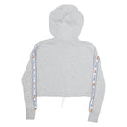 ELLESSE Cropped Womens Grey Hoodie UK 4