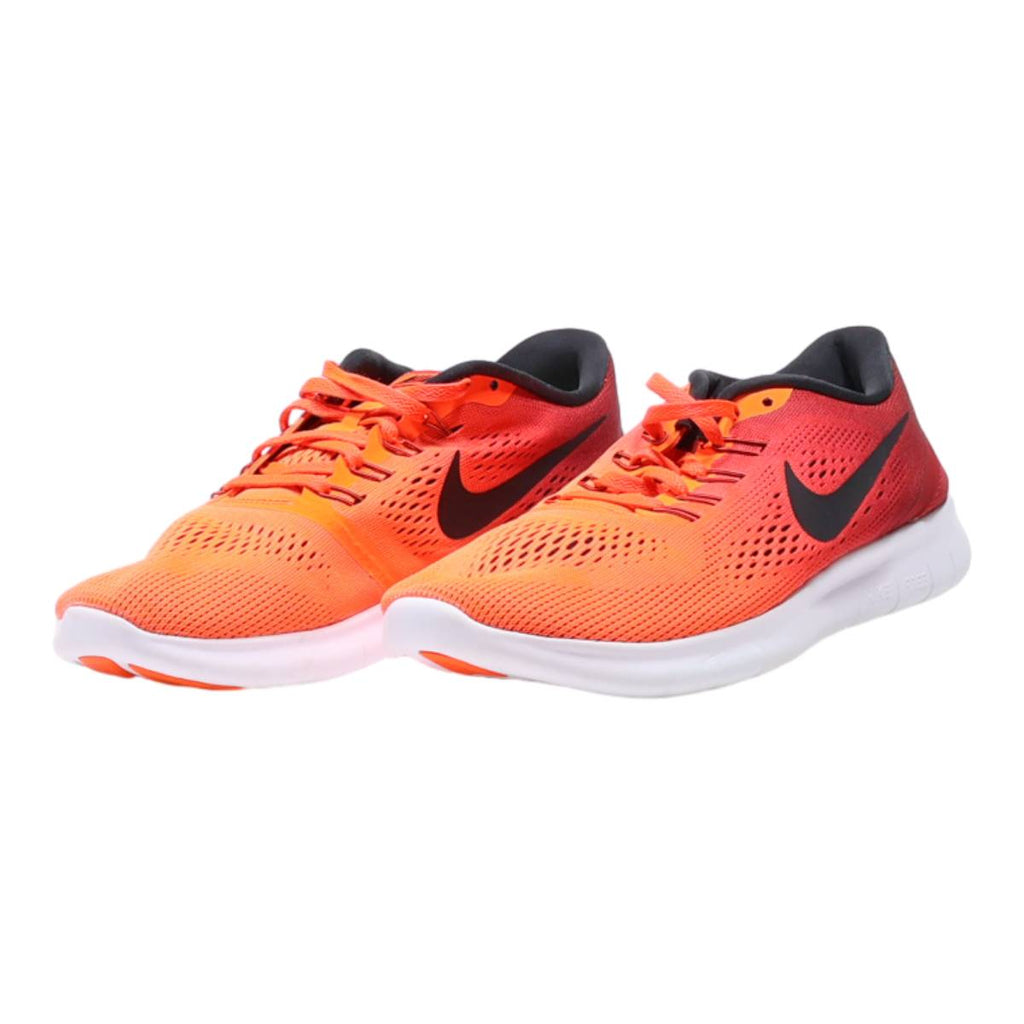 NIKE Free RN Sneaker Trainers Red Synthetic Womens UK 6