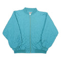 SPORTING CLUB Mens Blue Nylon Zip Jacket M Casual Lightweight Bomber Style