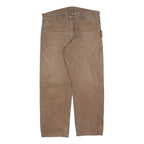 DICKIES Mens Jeans Brown Relaxed Straight Denim Medium W38 L30 Workwear Pants