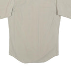 WOOLRICH Mens Beige Cotton Blend Short Sleeve Shirt M Casual Utility Workwear