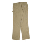 CARHARTT Mens Cotton Beige Regular Fit Straight Leg Trousers W30 L32 Workwear
