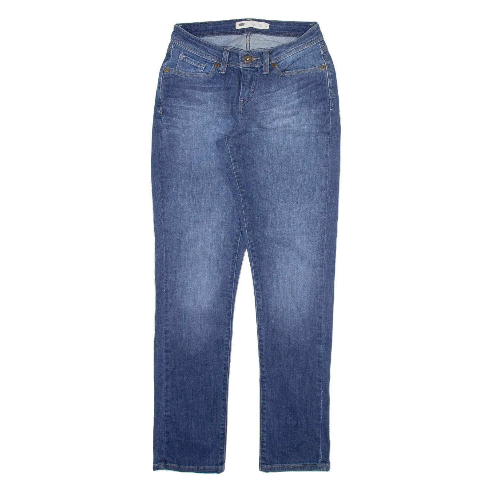 LEVI'S 529 Womens Jeans Blue Regular Skinny Stone Wash W27 L32