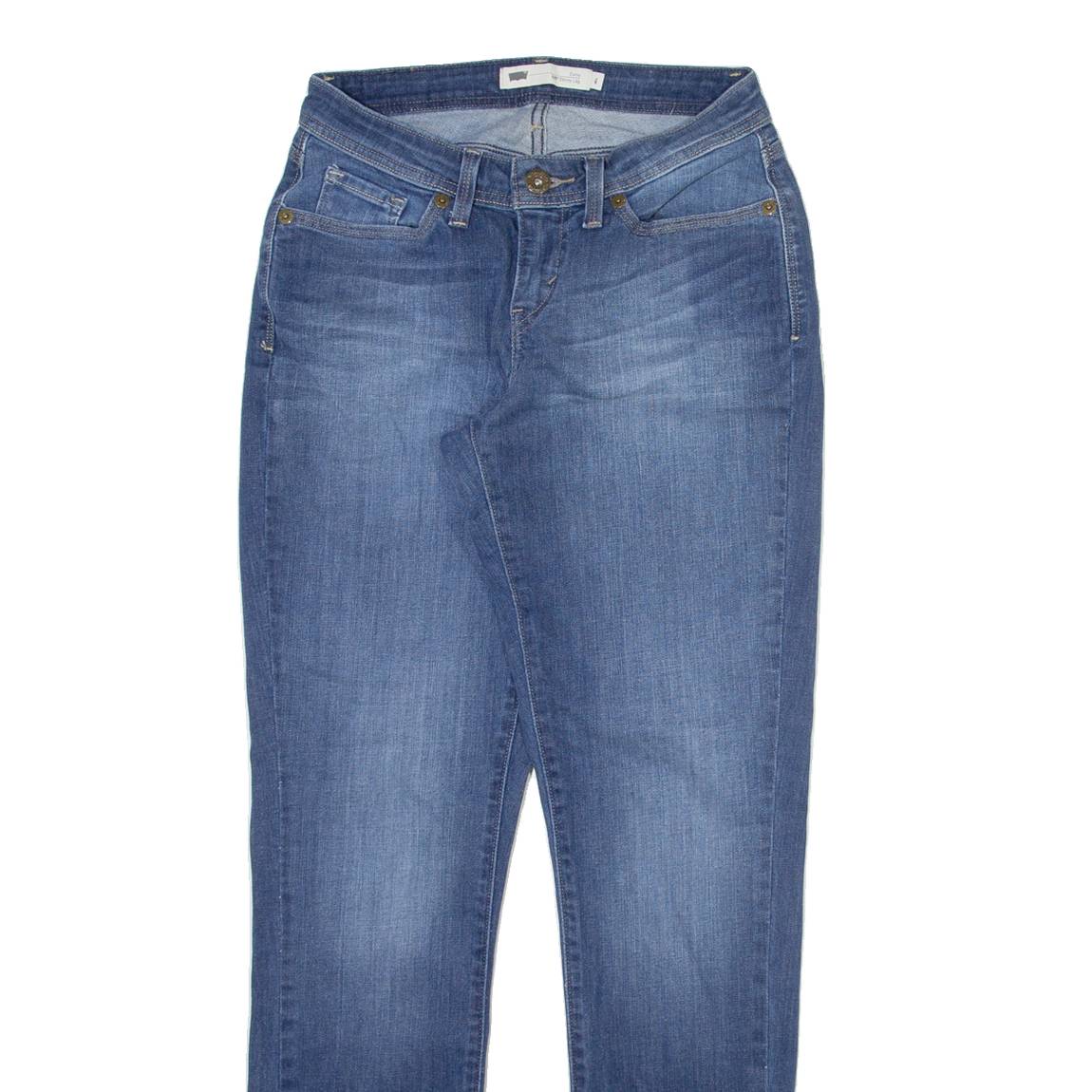 LEVI'S 529 Womens Jeans Blue Regular Skinny Stone Wash W27 L32