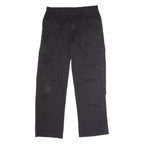DICKIES Workwear Cargo Mens Trousers Black Regular Straight W34 L30