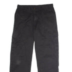 DICKIES Workwear Cargo Mens Trousers Black Regular Straight W34 L30