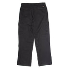 DICKIES Workwear Cargo Mens Trousers Black Regular Straight W34 L30