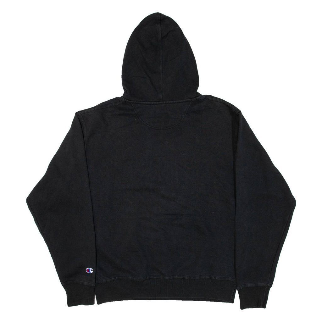 CHAMPION Mens Black Hoodie M