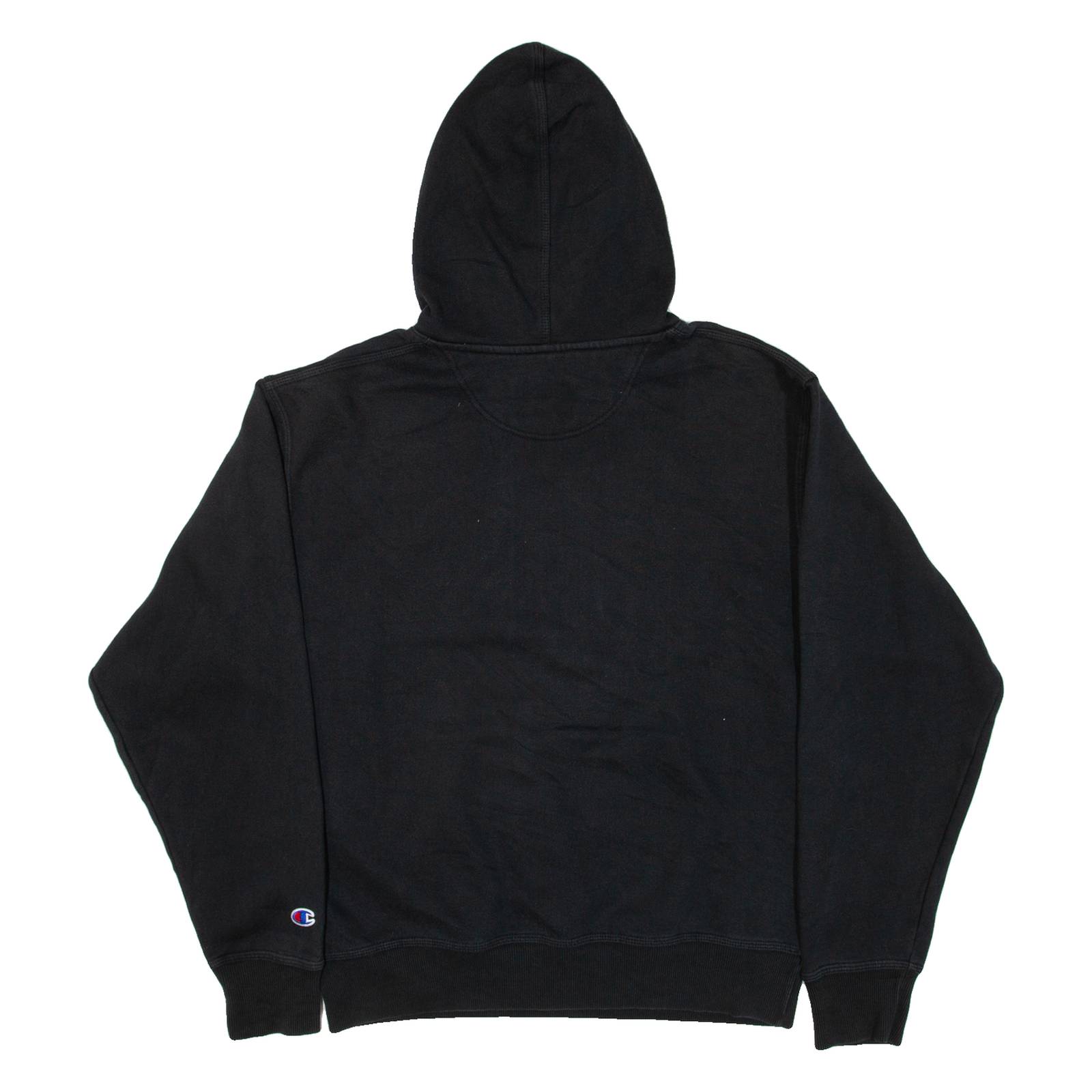 CHAMPION Mens Black Hoodie M