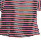 MAX & CO Womens Multicolour Striped Basic Short Sleeve Round Neck Top L Casual