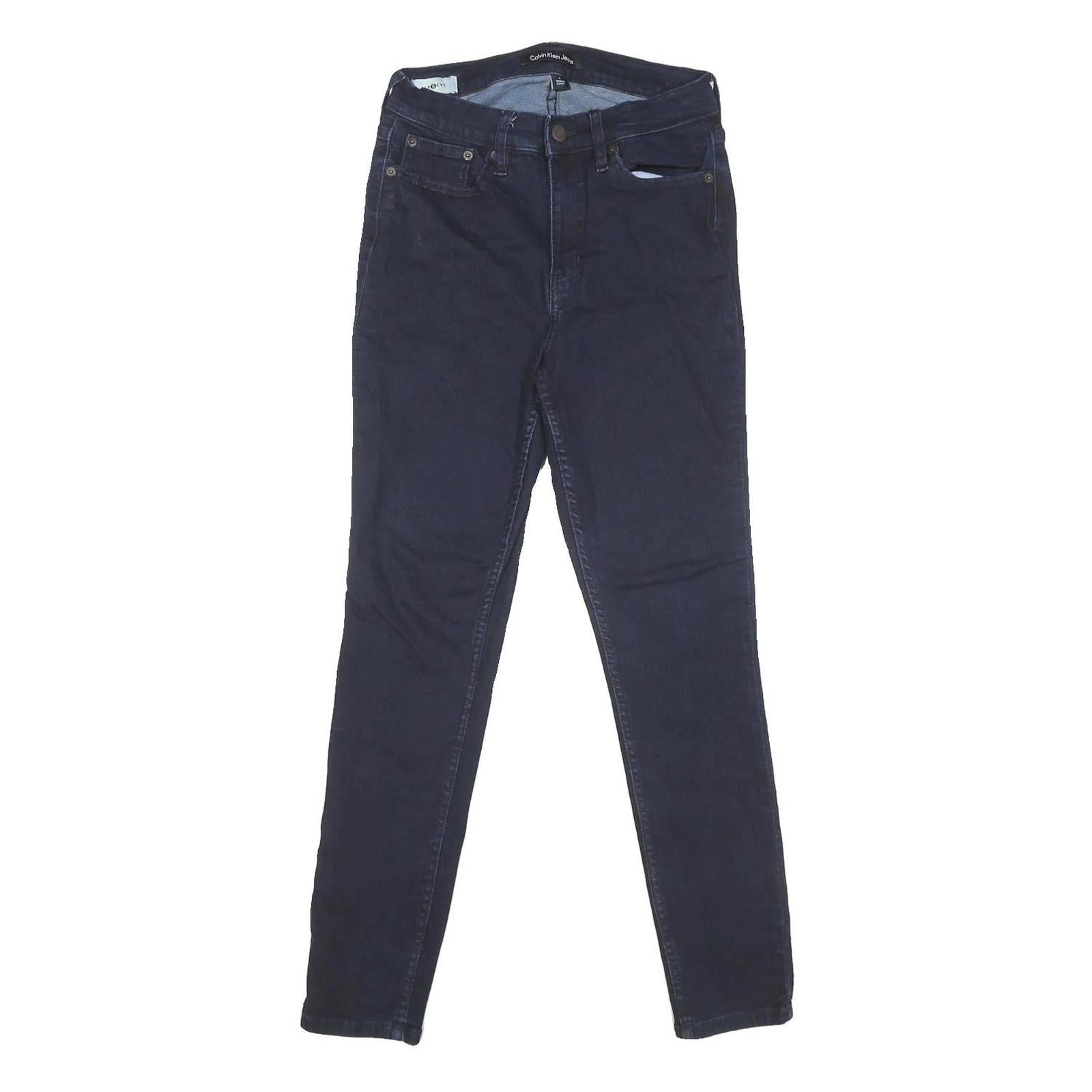 CALVIN KLEIN JEANS Womens Jeans Blue Slim Skinny Denim Medium W26 L27 Stretch