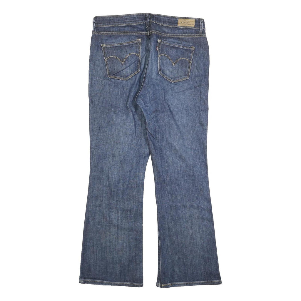 LEVI'S Womens Regular Fit Blue Denim Jeans W31 L30 Zip Classic Style