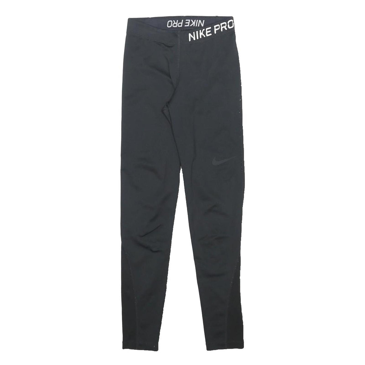 NIKE Womens Leggings Black XS W21 L25 Slim Tapered Nike Pro Gym Leggings
