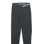 NIKE Womens Leggings Black XS W21 L25 Slim Tapered Nike Pro Gym Leggings