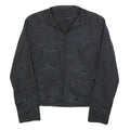 HUGO BOSS Womens Black Jacket S Polyester Plain Zip Casual Lightweight