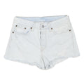 LEVI'S Womens Shorts Blue Casual Cut-Off Distressed S W28 Summer Denim