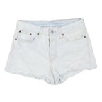 LEVI'S Womens Shorts Blue Casual Cut-Off Distressed S W28 Summer Denim