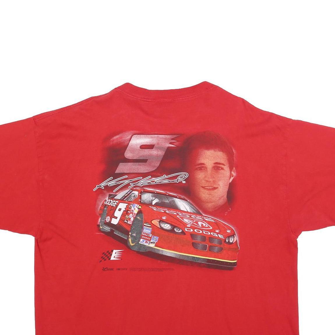 CHASE AUTHENTICS Mens Red Large Graphic T-Shirt XL Short Sleeve Round Neck