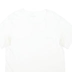 BOSS HUGO BOSS Mens White Plain T-Shirt XL Short Sleeve Round Neck Jersey Cotton