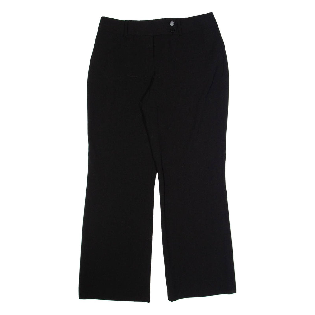 CALVIN KLEIN Womens Trousers Black Relaxed Straight W30 L28
