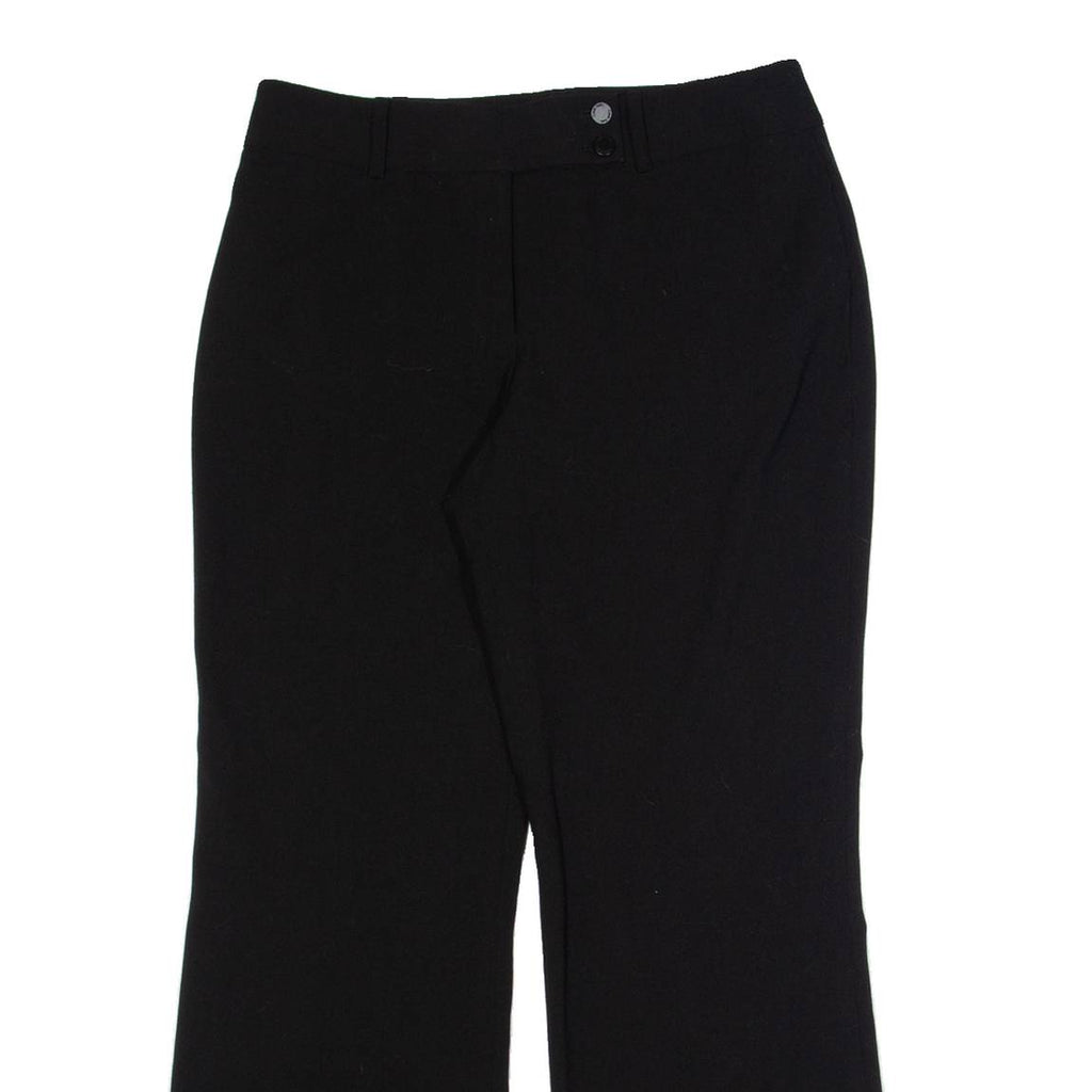 CALVIN KLEIN Womens Trousers Black Relaxed Straight W30 L28
