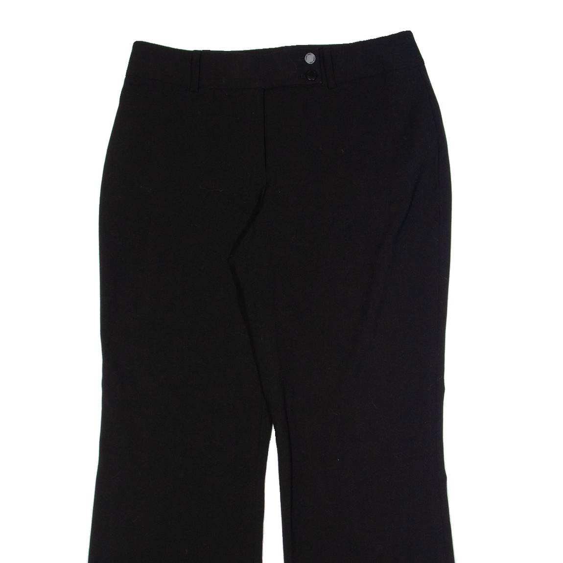 CALVIN KLEIN Womens Trousers Black Relaxed Straight W30 L28