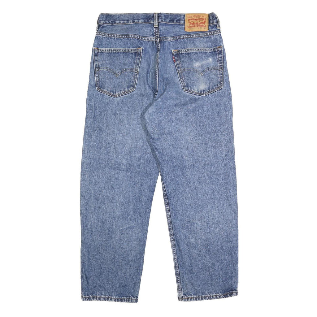 LEVI'S 550 Mens Jeans Blue Relaxed Straight Denim Medium W34 L29 Classic Denim