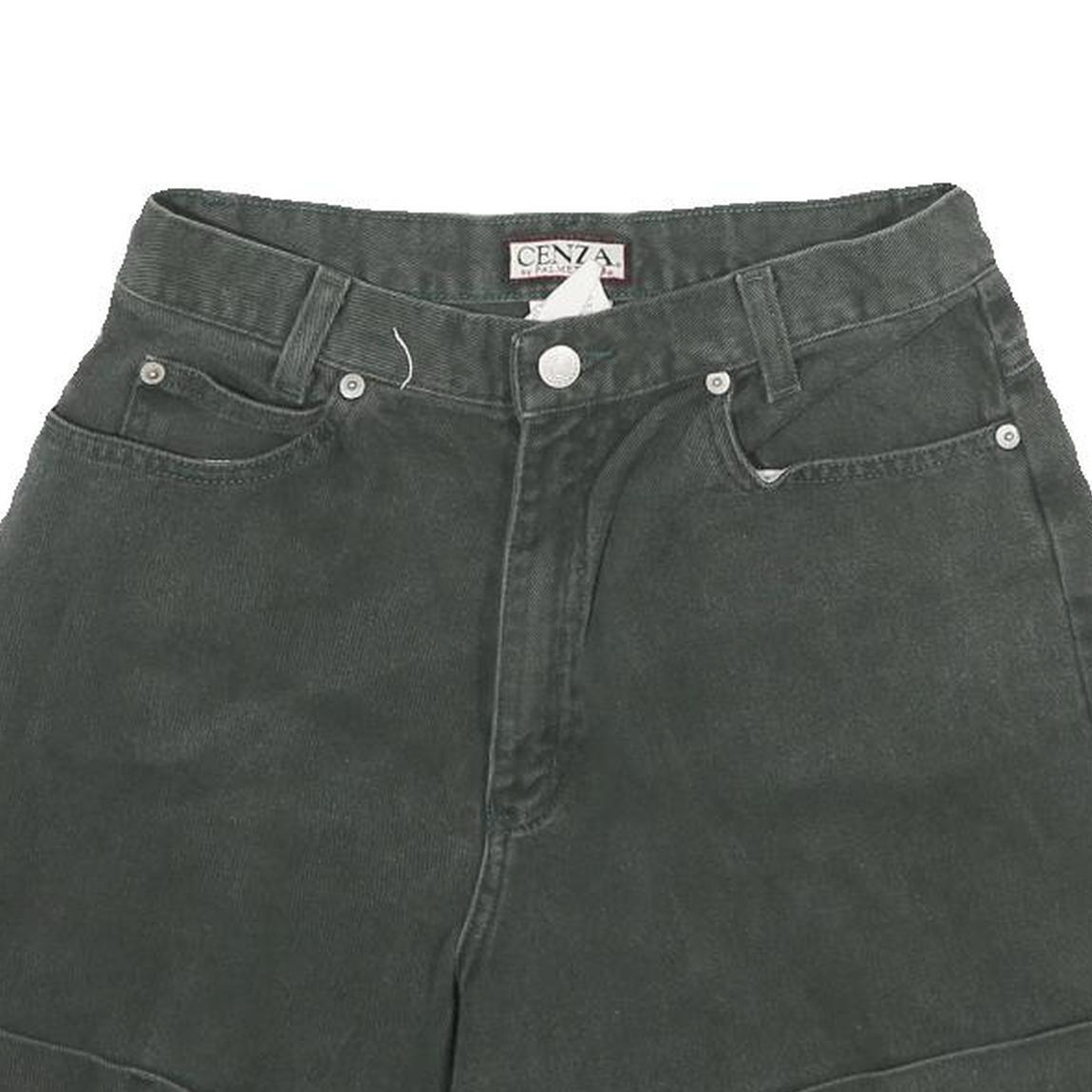 CENZA Womens Shorts Black Casual Cotton S W28 Summer Wear