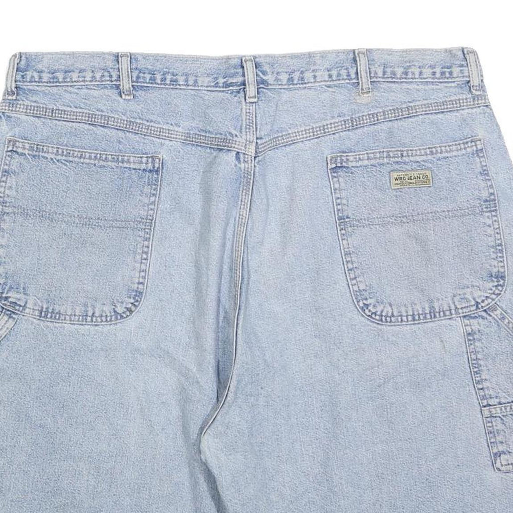 WRANGLER Mens Denim Light Blue Casual Shorts XL W38 Cotton Blend Relaxed Fit