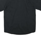 WRANGLER Mens Black Shirt L Cotton Blend Casual Button Up Pocket Style
