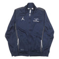 AIR JORDAN Mens Navy Blue Basketball Zip Jacket M Polyester Blend Dri-Fit