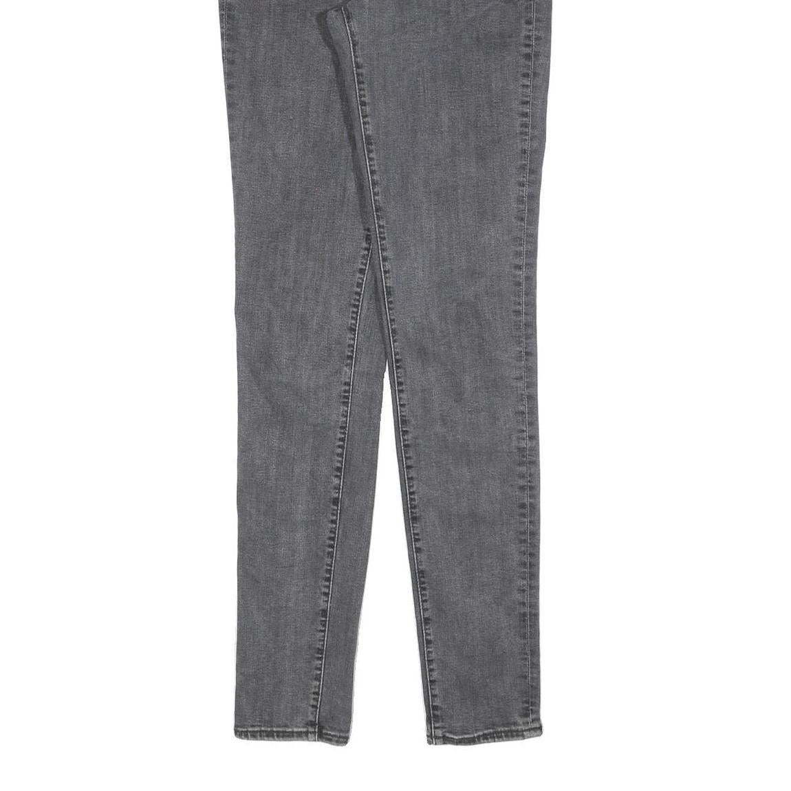 LEVI'S 721 Womens Slim Denim Jeans Grey Stone Wash W28 L32 Stylish Comfortable