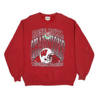 BRAZOS SPORTSWEAR Mens Red Rose Bowl Champions Crew Neck XL Wisconsin Badgers