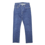 LEVI'S 501 Womens Blue Regular Straight Denim W28 L27 Classic Button Jeans