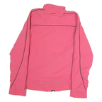 REEBOK Womens Pink Jacket M Polyester Zip Plain Lightweight Casual Sport