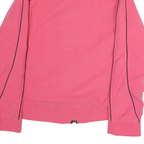 REEBOK Womens Pink Jacket M Polyester Zip Plain Lightweight Casual Sport