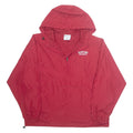 CHAMPION Mens Pullover Jacket Red Hooded XL