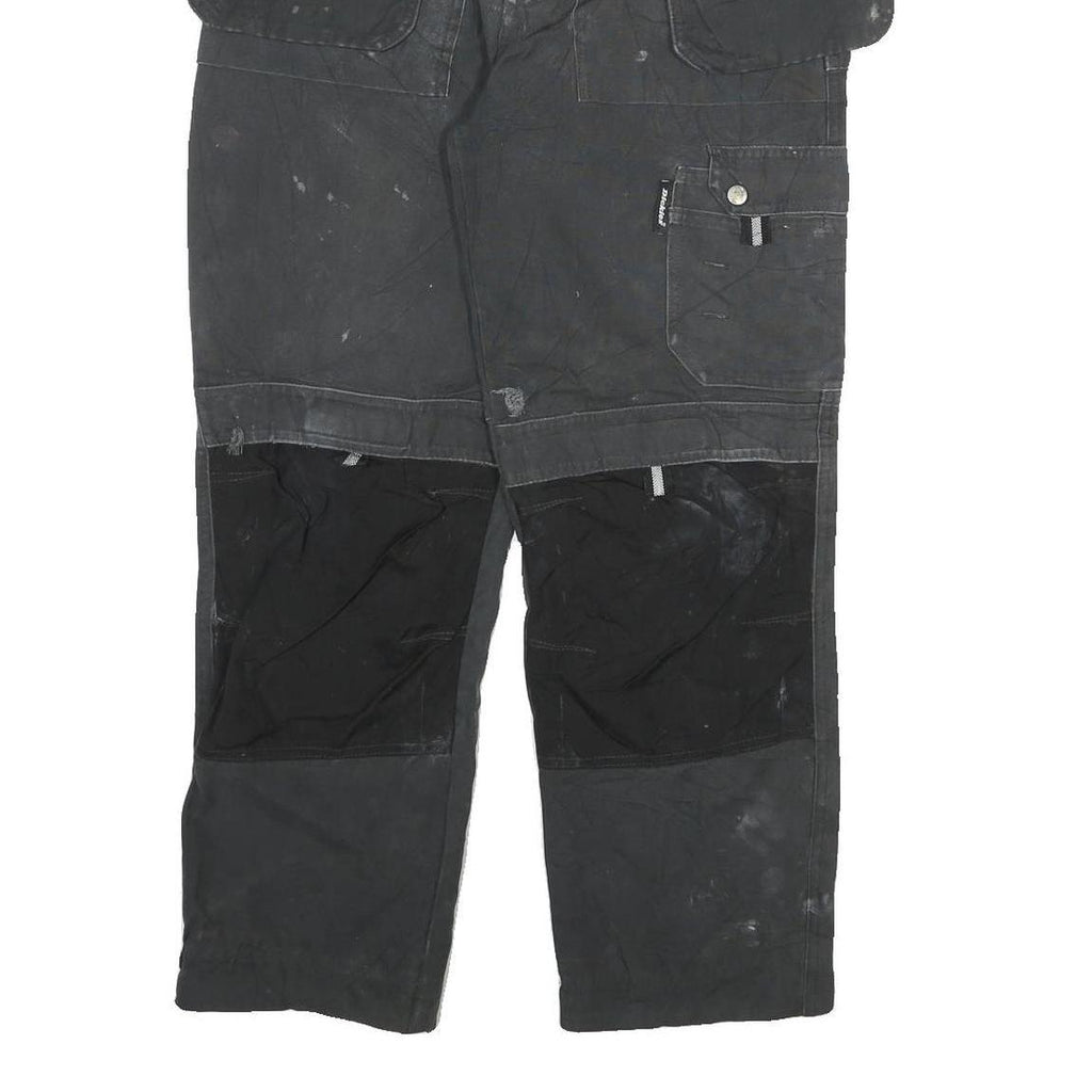 DICKIES Mens Cotton Blend Black Regular Straight Trousers W30 L27 Workwear