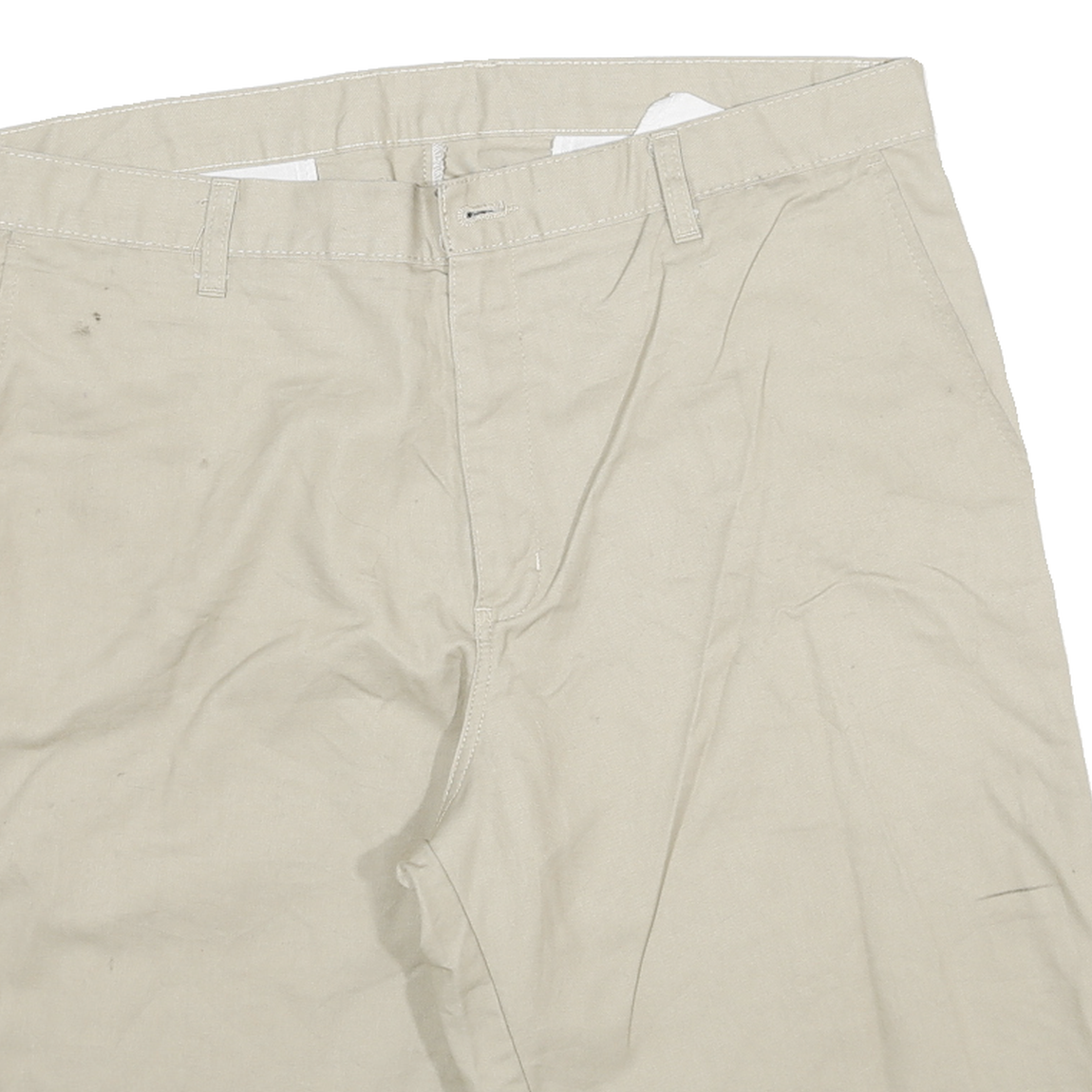 DICKIES Mens Shorts Beige Casual Plain 2XL W34 Durable Cotton Blend