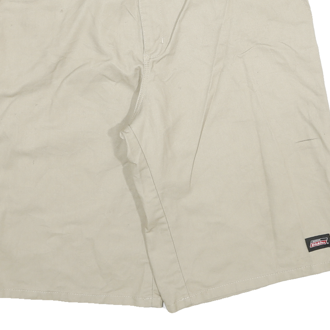 DICKIES Mens Shorts Beige Casual Plain 2XL W34 Durable Cotton Blend