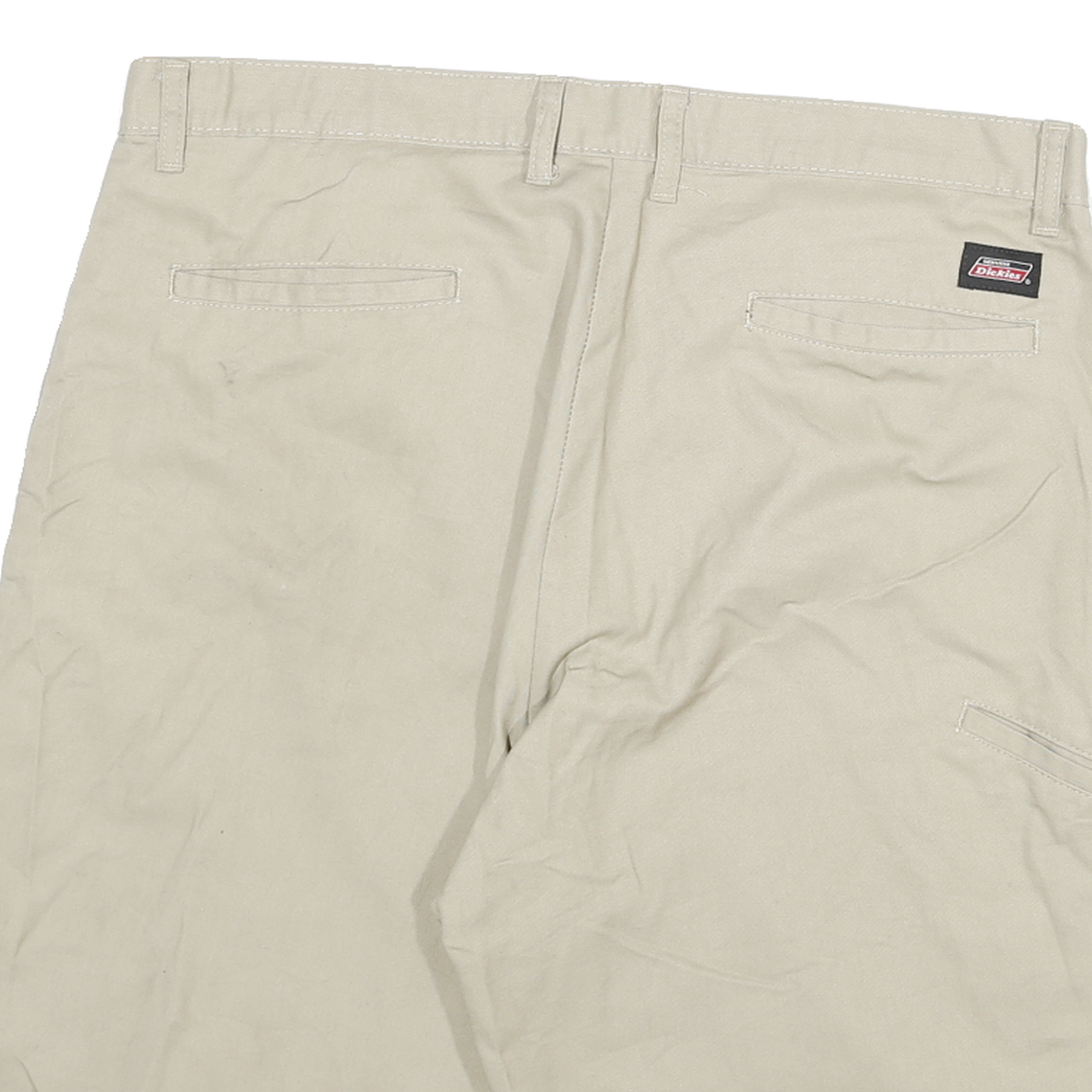 DICKIES Mens Shorts Beige Casual Plain 2XL W34 Durable Cotton Blend