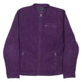 TOMMY HILFIGER Womens Fleece Jacket Purple XL
