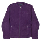 TOMMY HILFIGER Womens Fleece Jacket Purple XL
