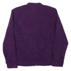 TOMMY HILFIGER Womens Fleece Jacket Purple XL