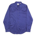 CALVIN KLEIN Mens Blue Shirt L Cotton Long Sleeve Button Closure Classic Fit