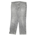 MUSTANG Mens Grey Denim Regular Fit Straight Cotton Light W38 L30 Classic Jeans