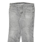 MUSTANG Mens Grey Denim Regular Fit Straight Cotton Light W38 L30 Classic Jeans