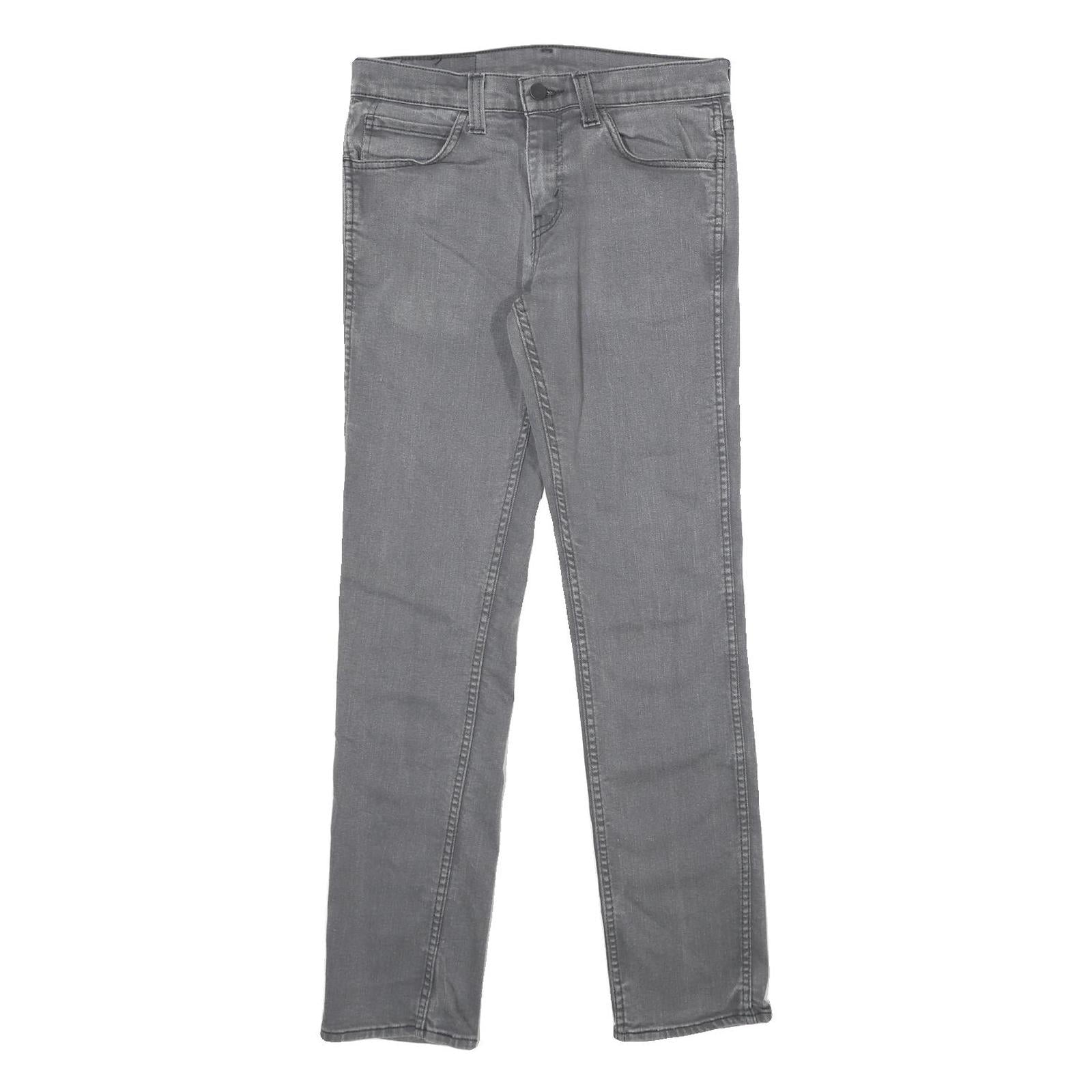 LEVI'S 511 Slim Mens Jeans Grey Cotton Blend Slim Skinny Denim W29 L32 Stretch