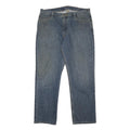 CARHARTT Mens Jeans Blue Relaxed Straight Denim Medium W38 L32 Workwear Zip
